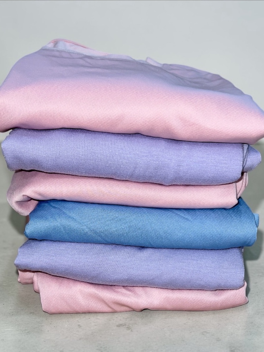 NWOT Big Men’s 5X Polyester Shirts, Pastel Spring Summer Colors